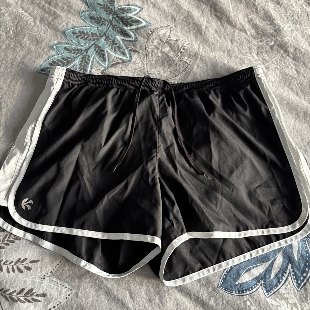 Old Navy Black and White Athletic Shorts